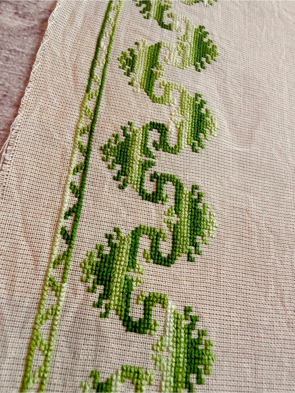 Vintage handmade greek